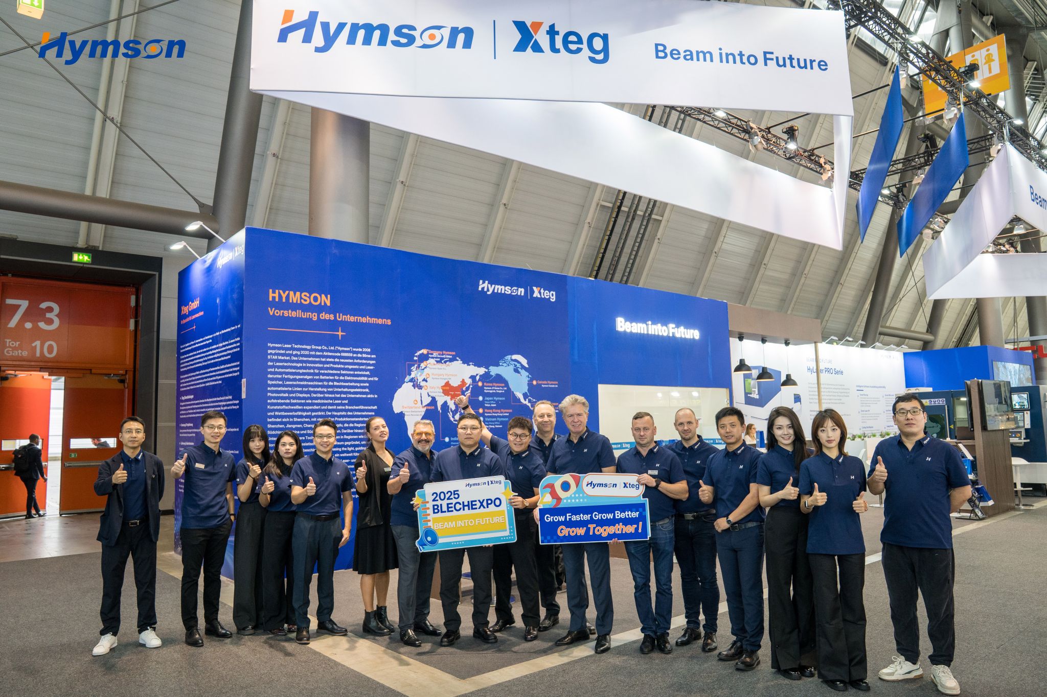 Hymson Italy e Xteg insieme a BlechExpo 2025